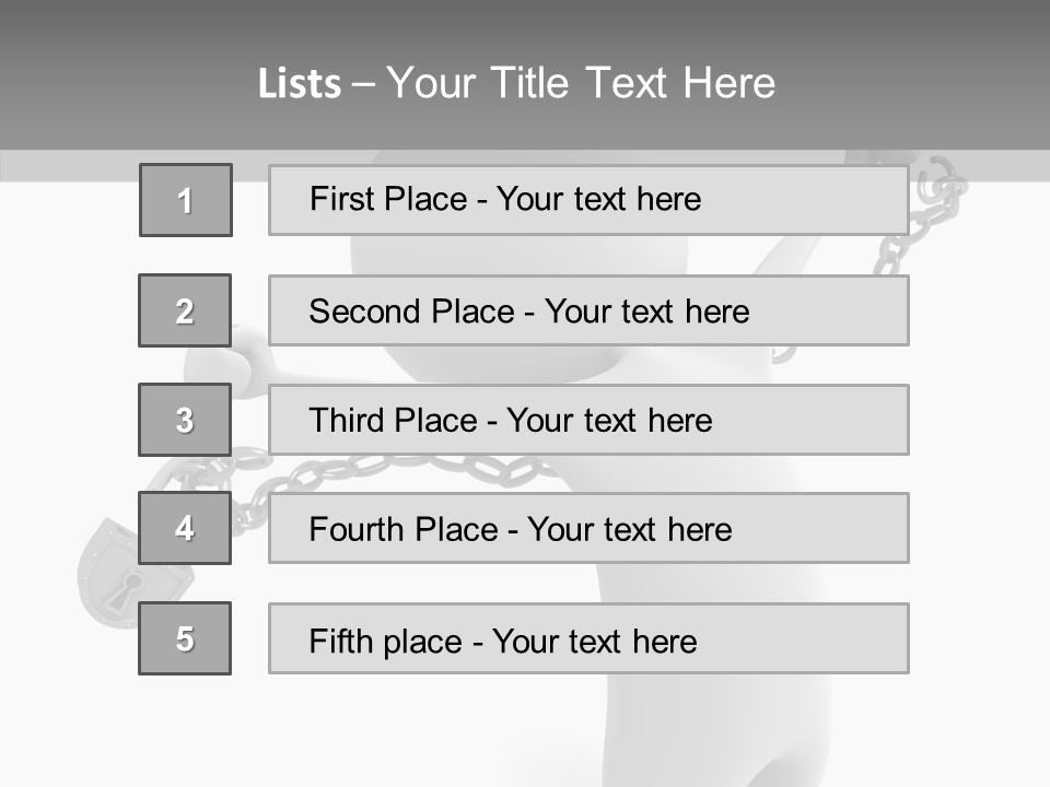 Closed Security People PowerPoint Template