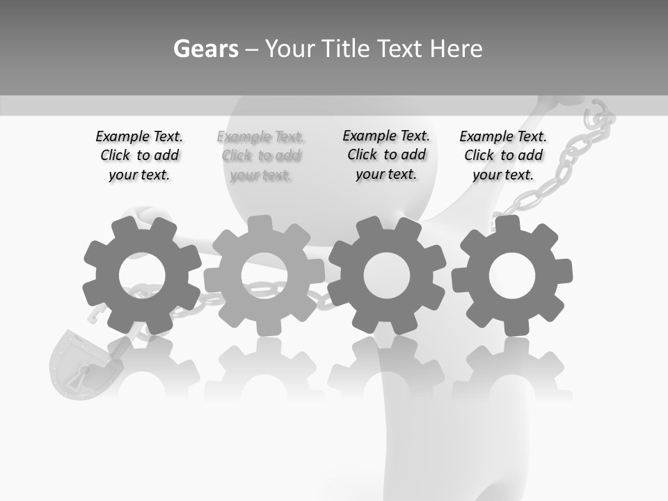 Closed Security People PowerPoint Template