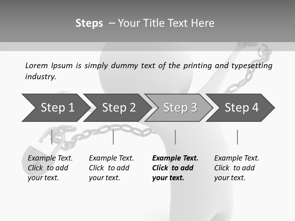 Closed Security People PowerPoint Template