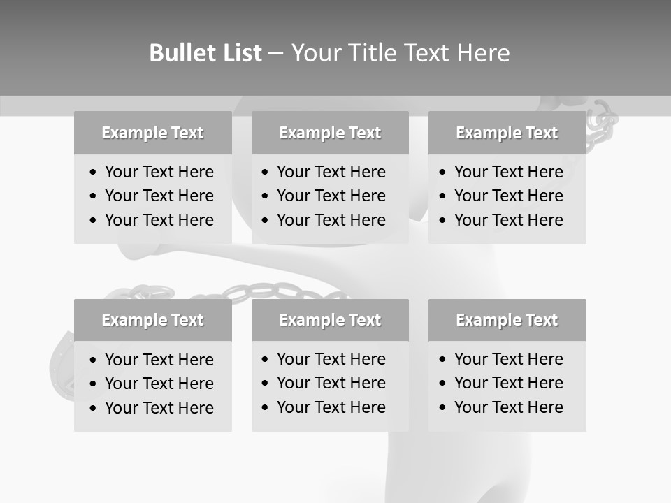 Closed Security People PowerPoint Template