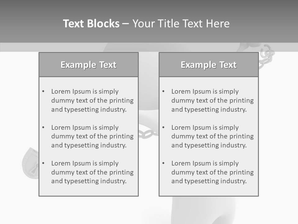Closed Security People PowerPoint Template