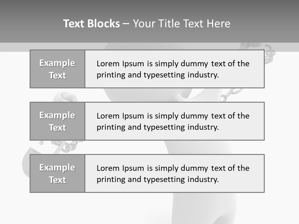 Closed Security People PowerPoint Template