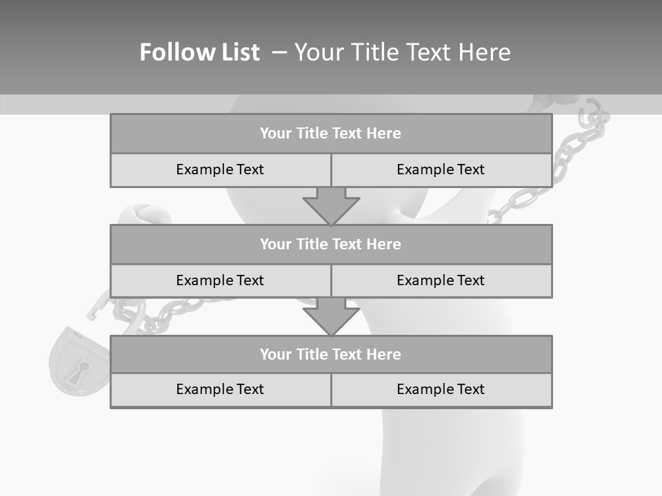 Closed Security People PowerPoint Template