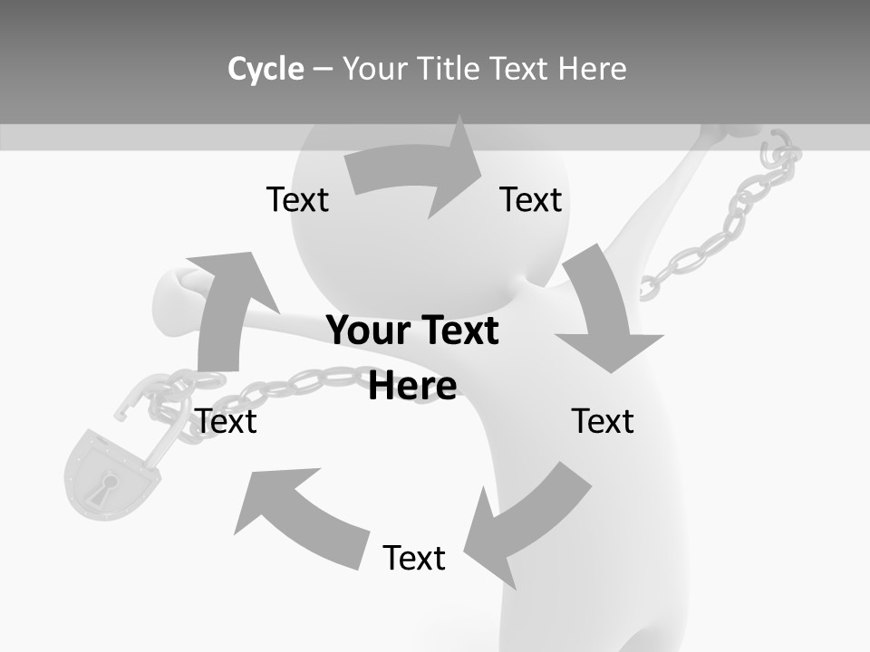 Closed Security People PowerPoint Template