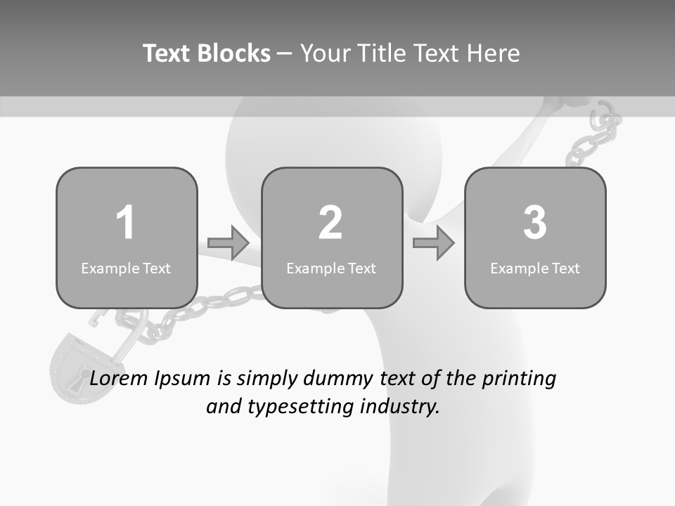 Closed Security People PowerPoint Template