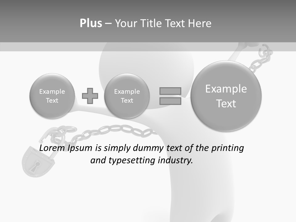 Closed Security People PowerPoint Template