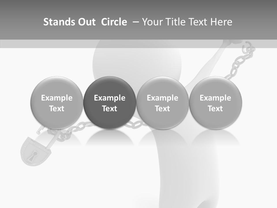 Closed Security People PowerPoint Template