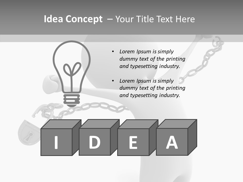 Closed Security People PowerPoint Template