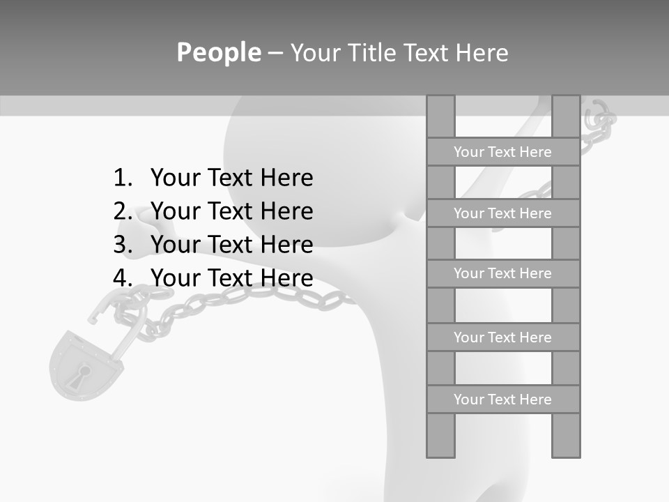 Closed Security People PowerPoint Template