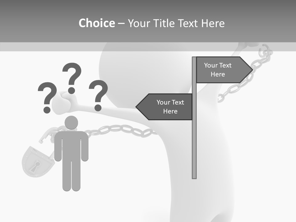 Closed Security People PowerPoint Template