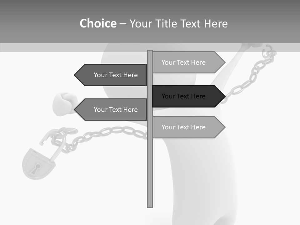 Closed Security People PowerPoint Template