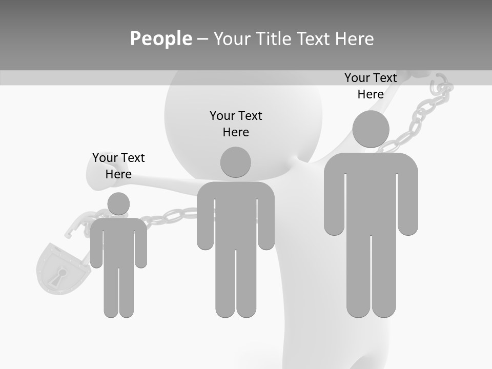 Closed Security People PowerPoint Template