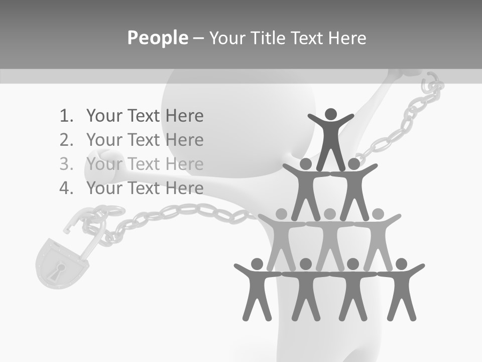 Closed Security People PowerPoint Template