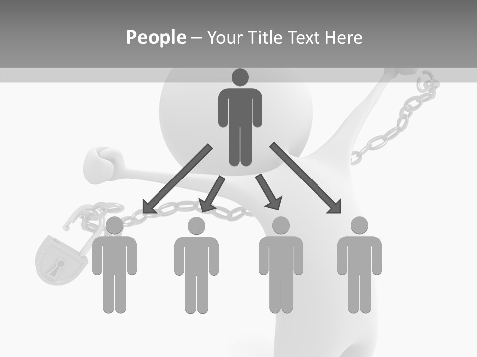 Closed Security People PowerPoint Template