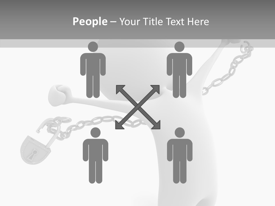 Closed Security People PowerPoint Template