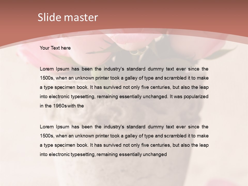 Petal Detail Bloom PowerPoint Template