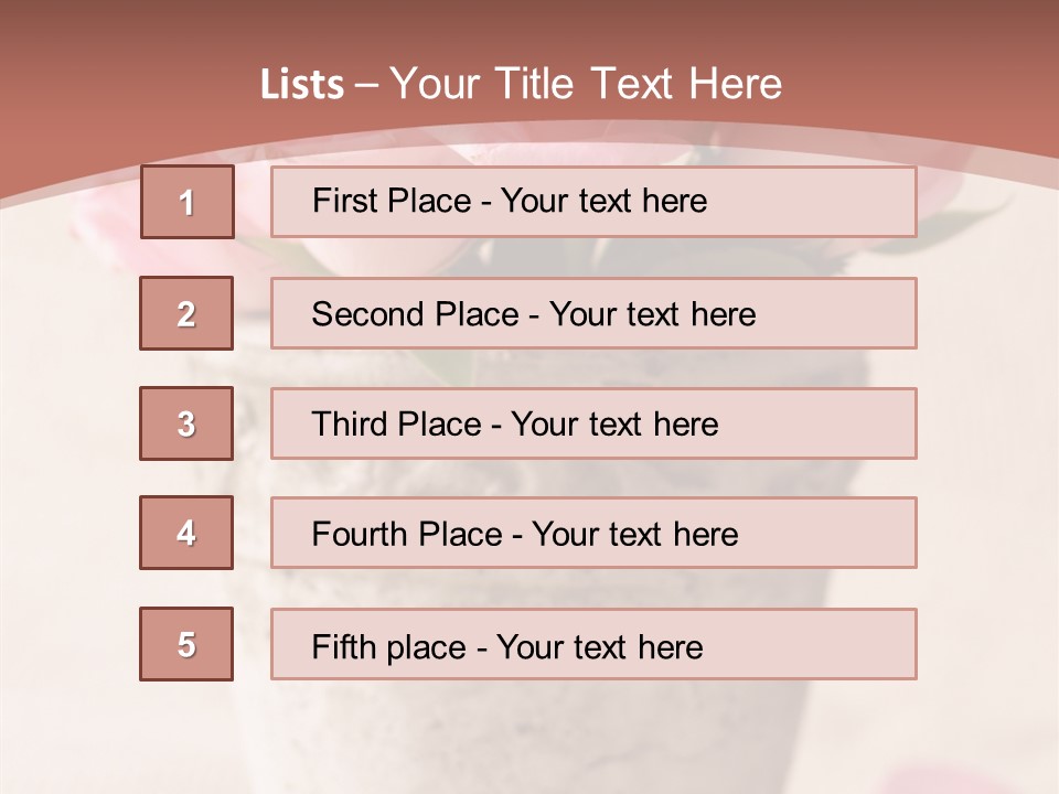 Petal Detail Bloom PowerPoint Template