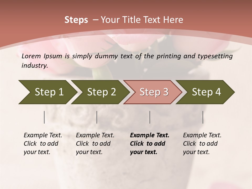 Petal Detail Bloom PowerPoint Template