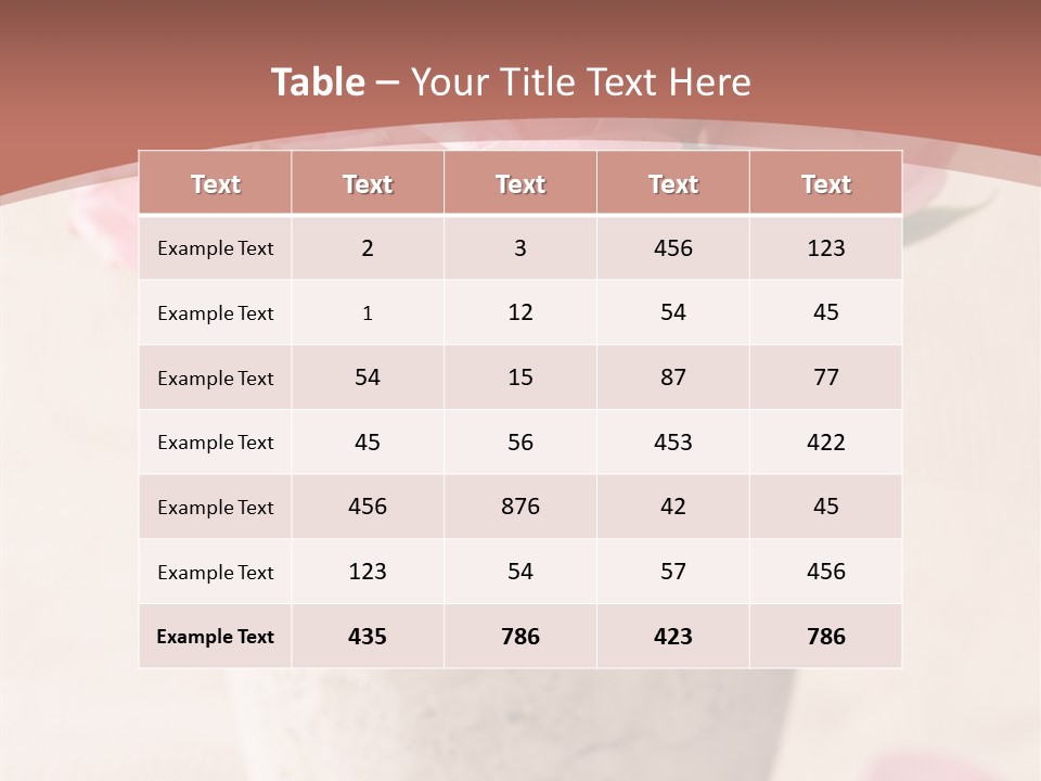Petal Detail Bloom PowerPoint Template