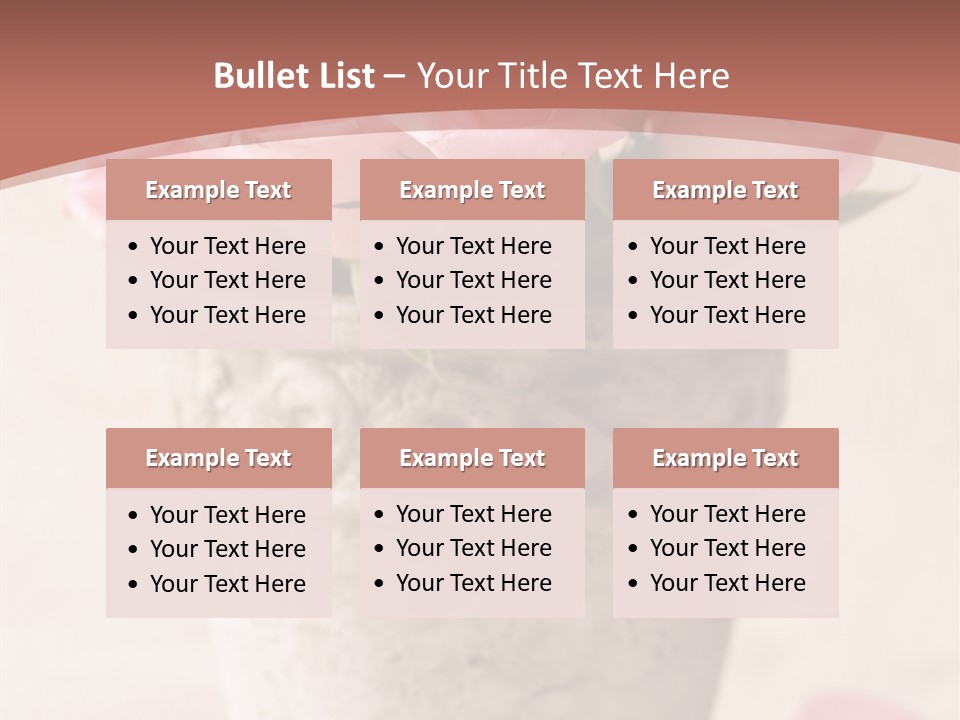 Petal Detail Bloom PowerPoint Template