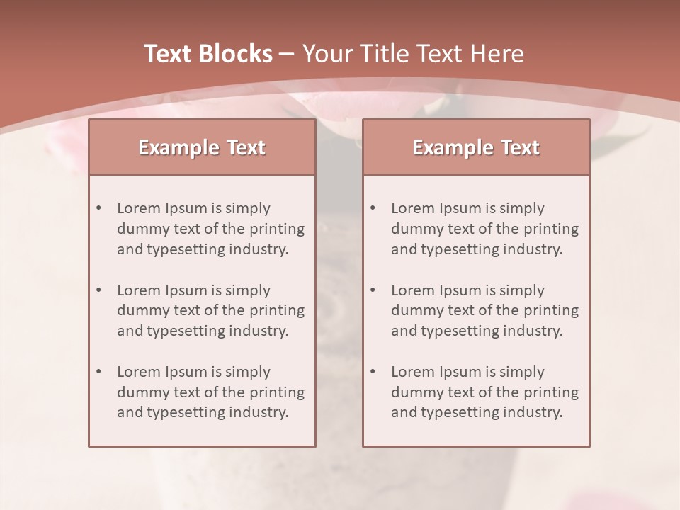 Petal Detail Bloom PowerPoint Template