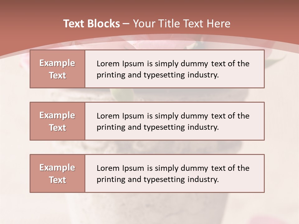 Petal Detail Bloom PowerPoint Template