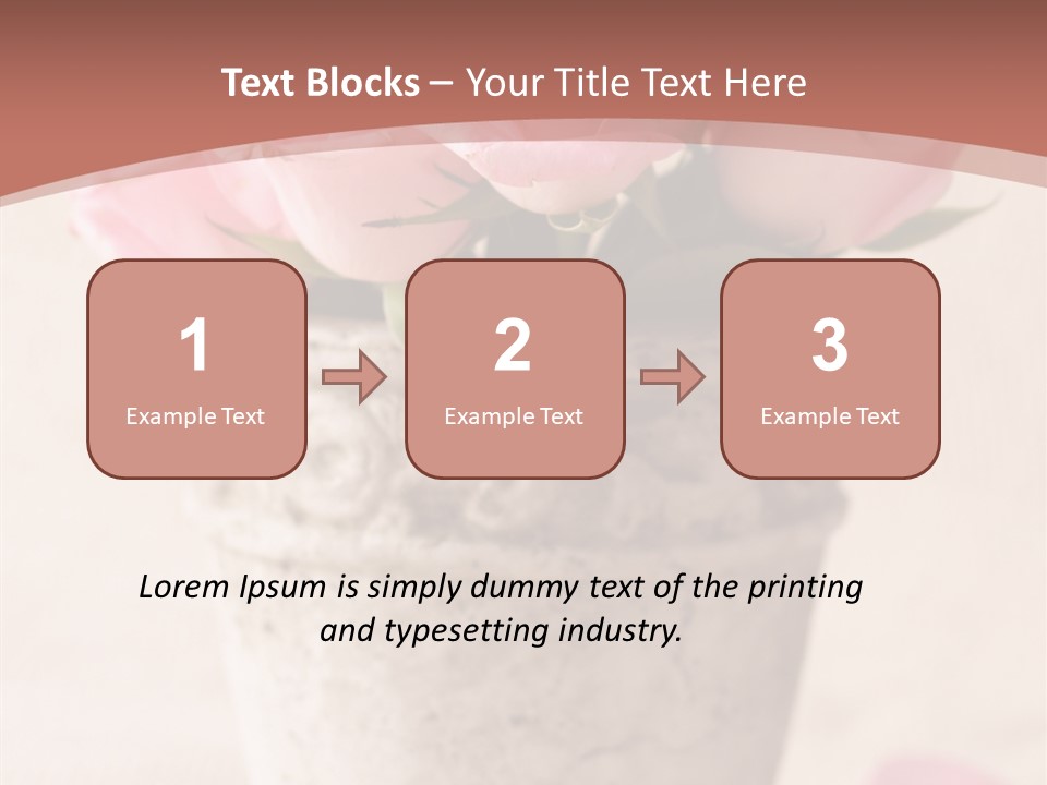 Petal Detail Bloom PowerPoint Template