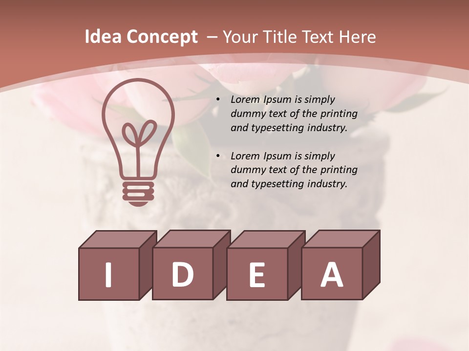 Petal Detail Bloom PowerPoint Template