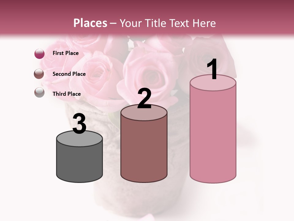 Plant Pink Blossom PowerPoint Template