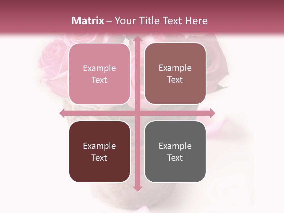 Plant Pink Blossom PowerPoint Template
