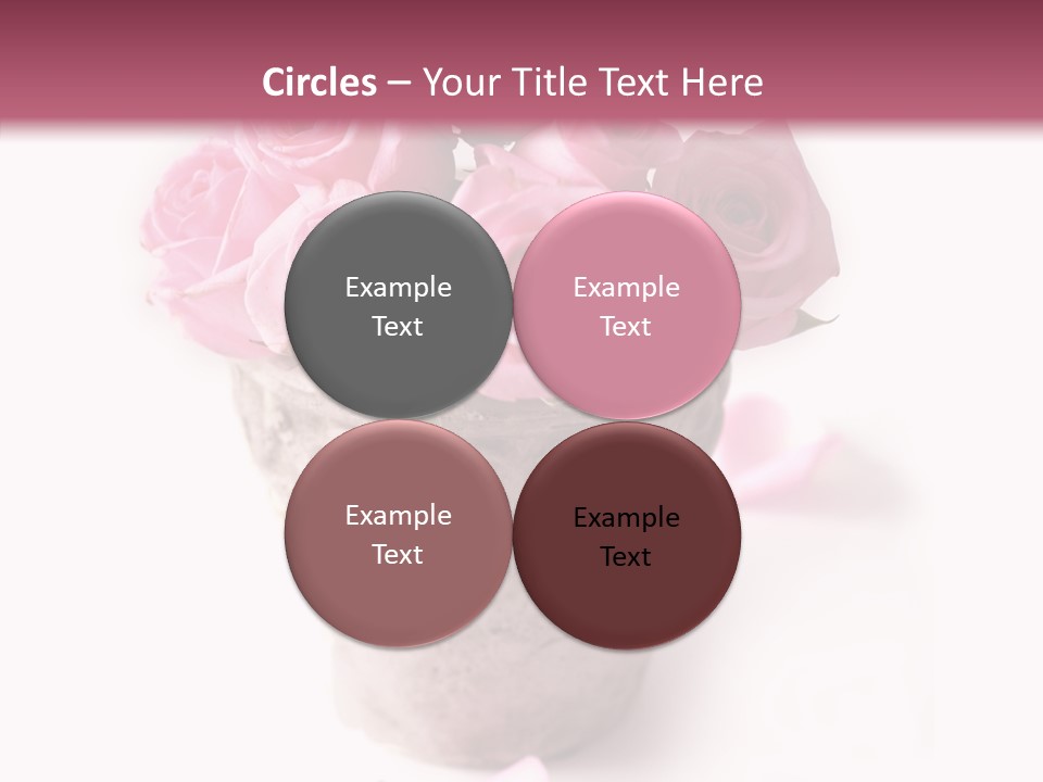 Plant Pink Blossom PowerPoint Template