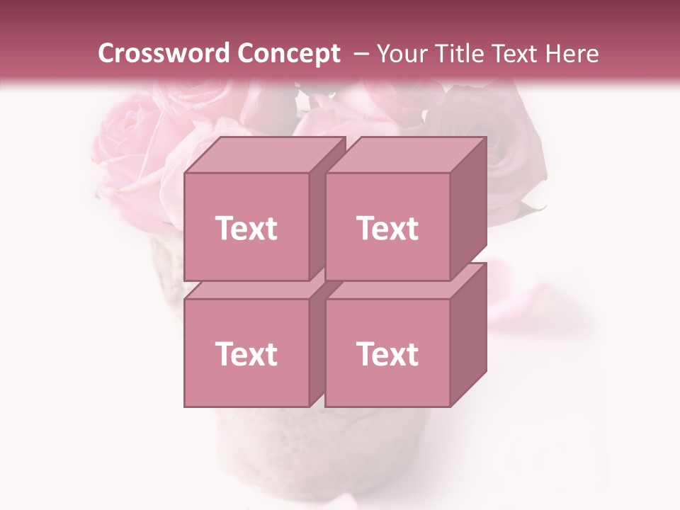 Plant Pink Blossom PowerPoint Template