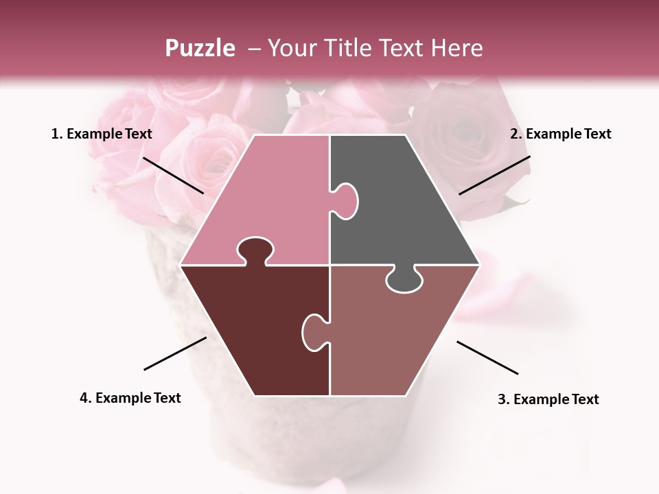 Plant Pink Blossom PowerPoint Template