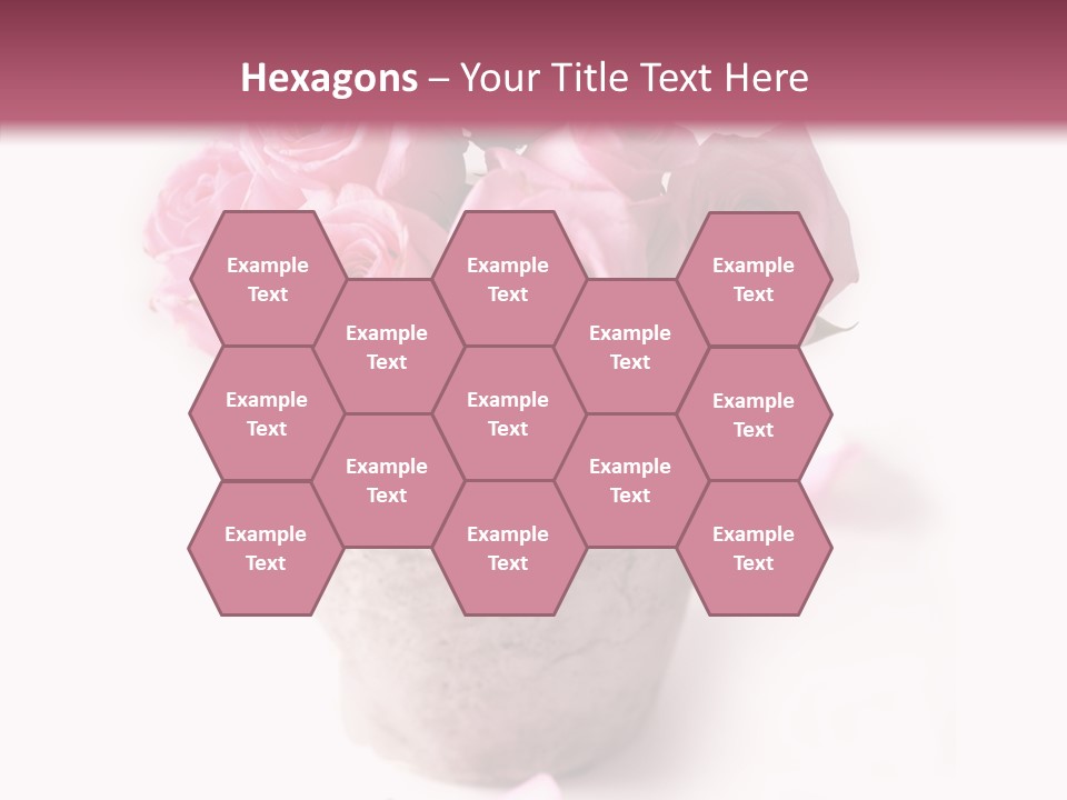 Plant Pink Blossom PowerPoint Template