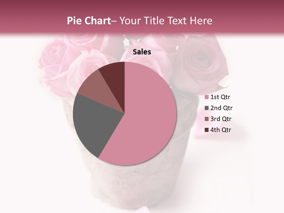 Plant Pink Blossom PowerPoint Template