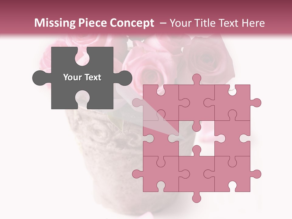 Plant Pink Blossom PowerPoint Template