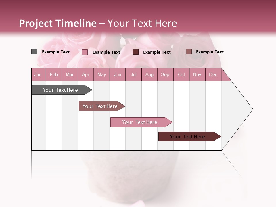 Plant Pink Blossom PowerPoint Template