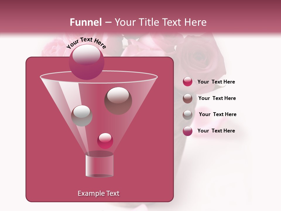 Plant Pink Blossom PowerPoint Template