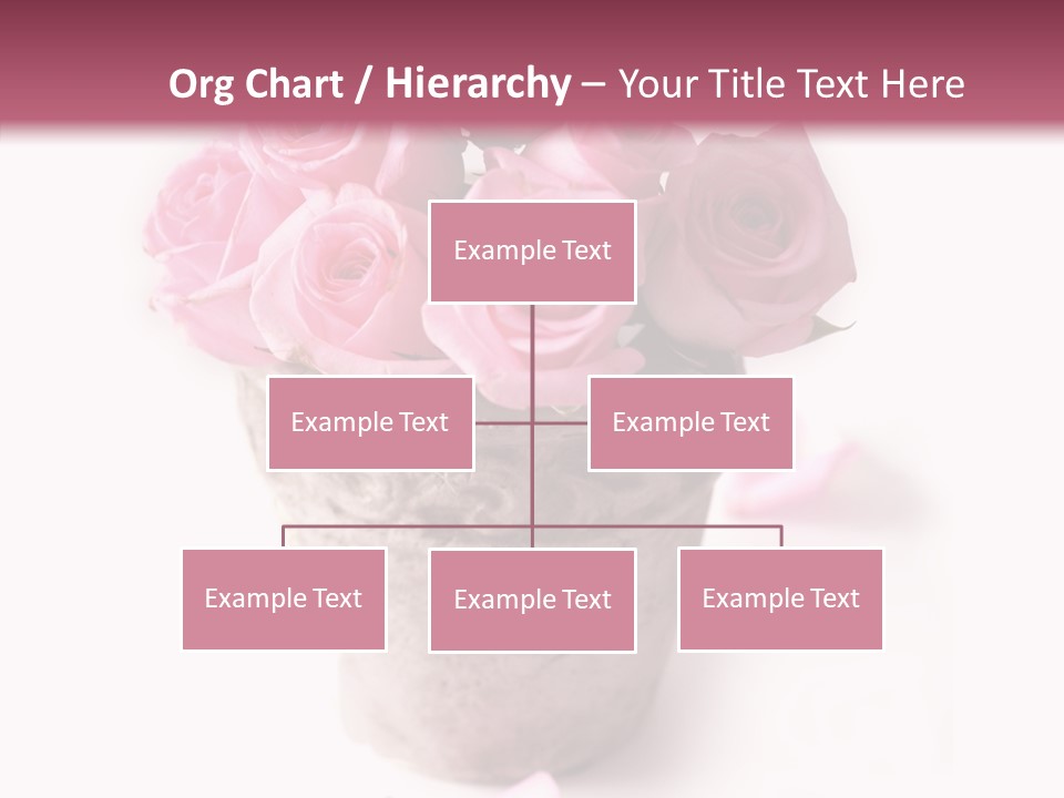 Plant Pink Blossom PowerPoint Template