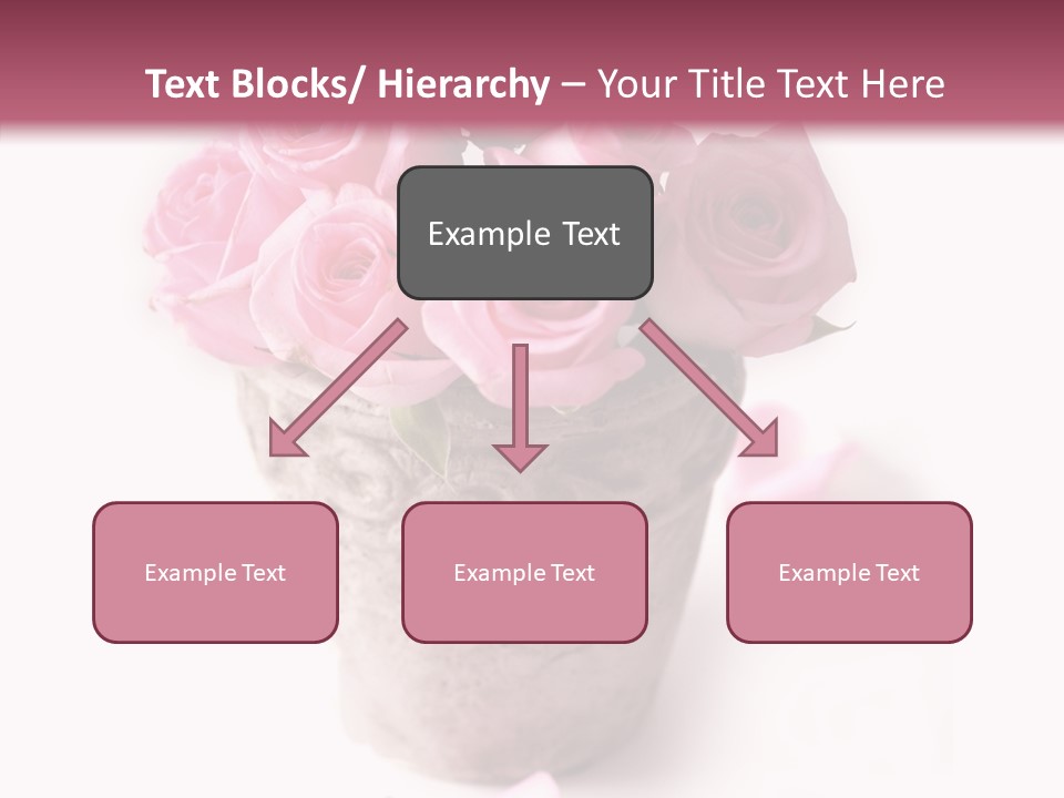 Plant Pink Blossom PowerPoint Template