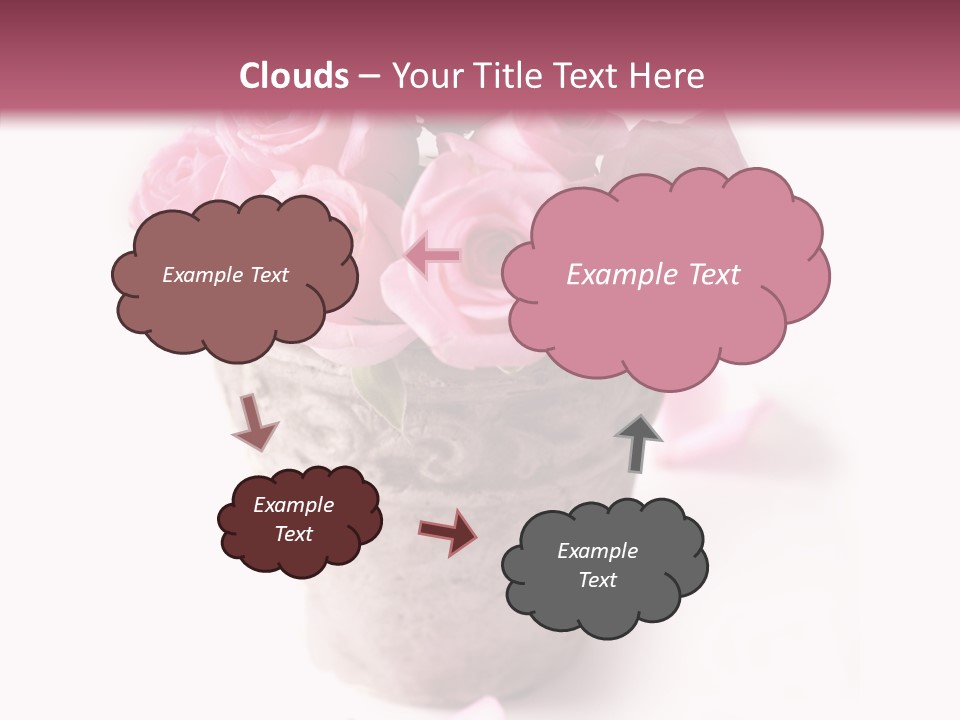 Plant Pink Blossom PowerPoint Template
