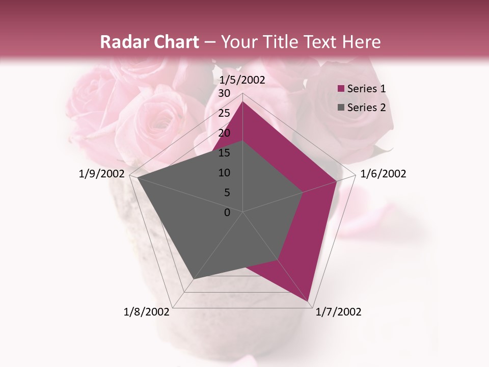 Plant Pink Blossom PowerPoint Template