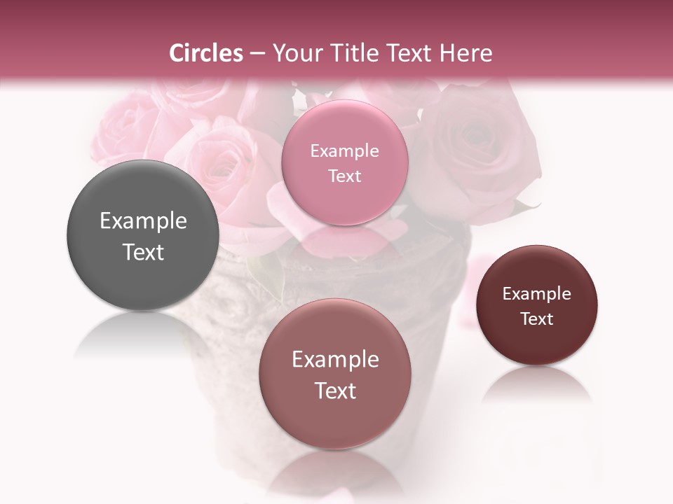 Plant Pink Blossom PowerPoint Template