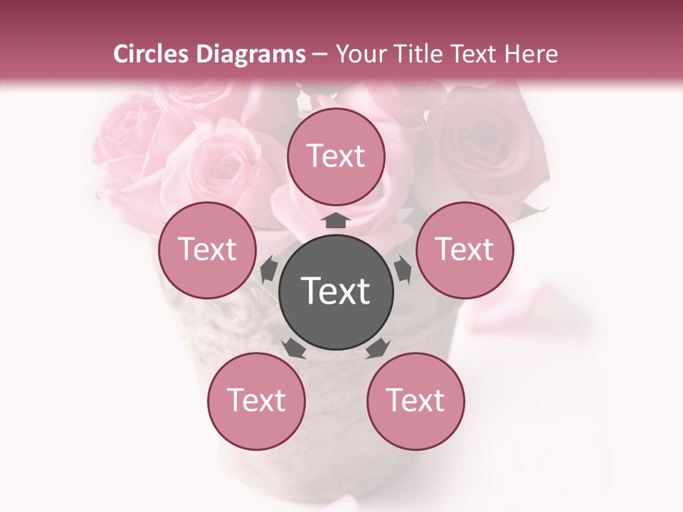 Plant Pink Blossom PowerPoint Template