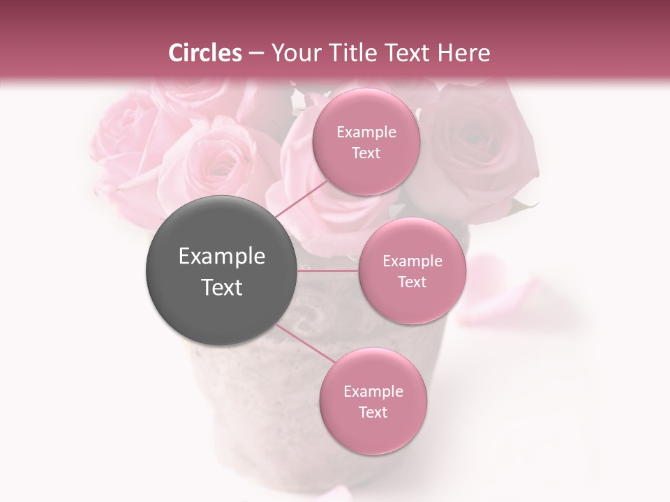 Plant Pink Blossom PowerPoint Template