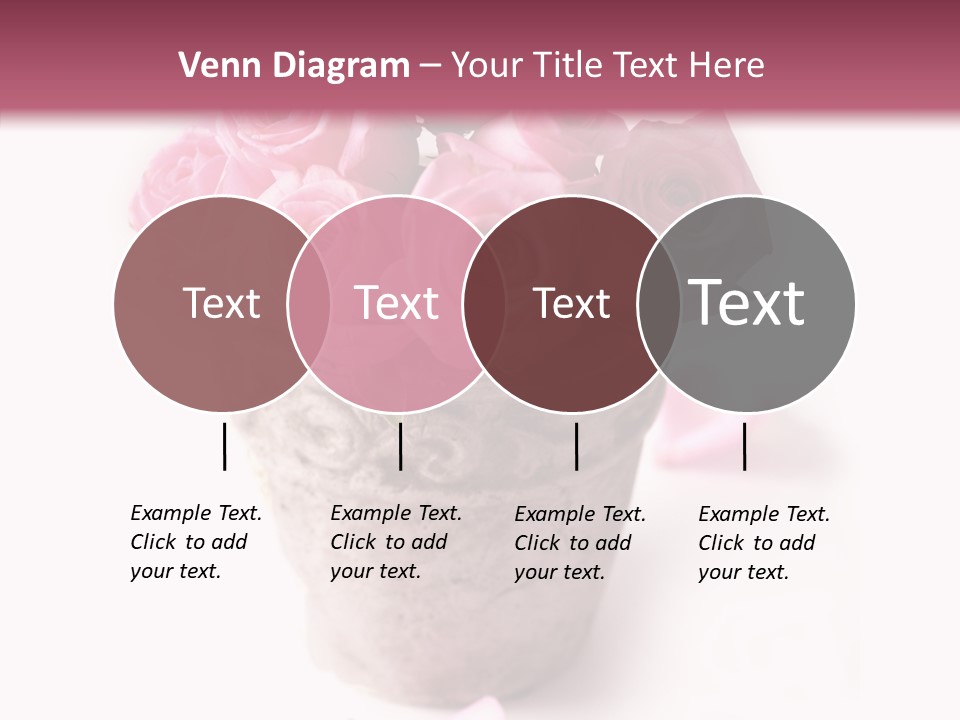 Plant Pink Blossom PowerPoint Template