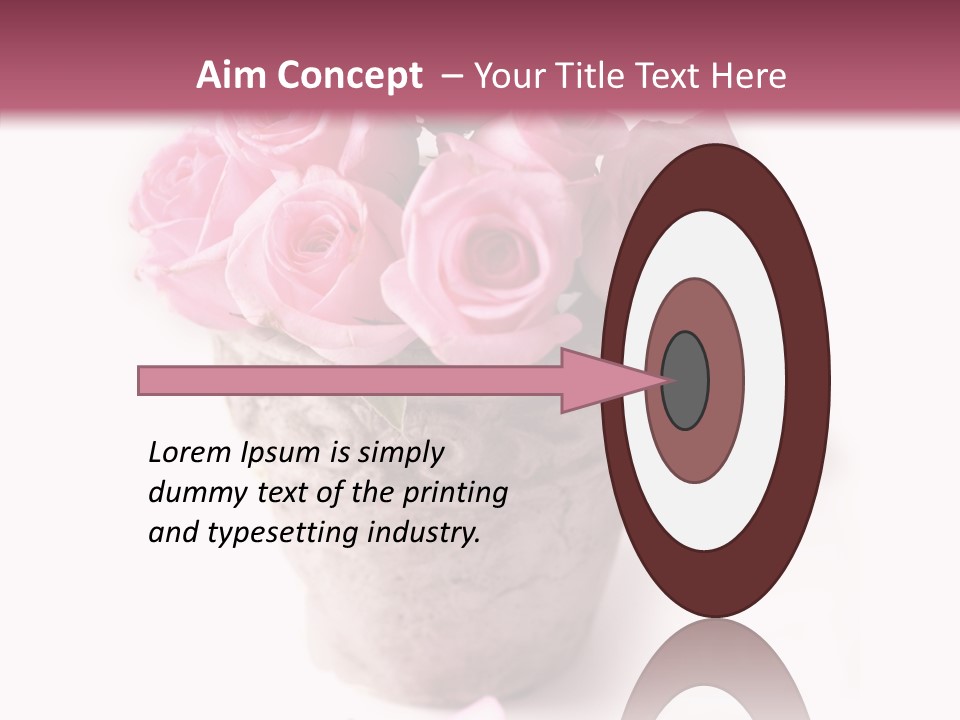 Plant Pink Blossom PowerPoint Template