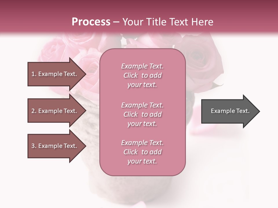 Plant Pink Blossom PowerPoint Template