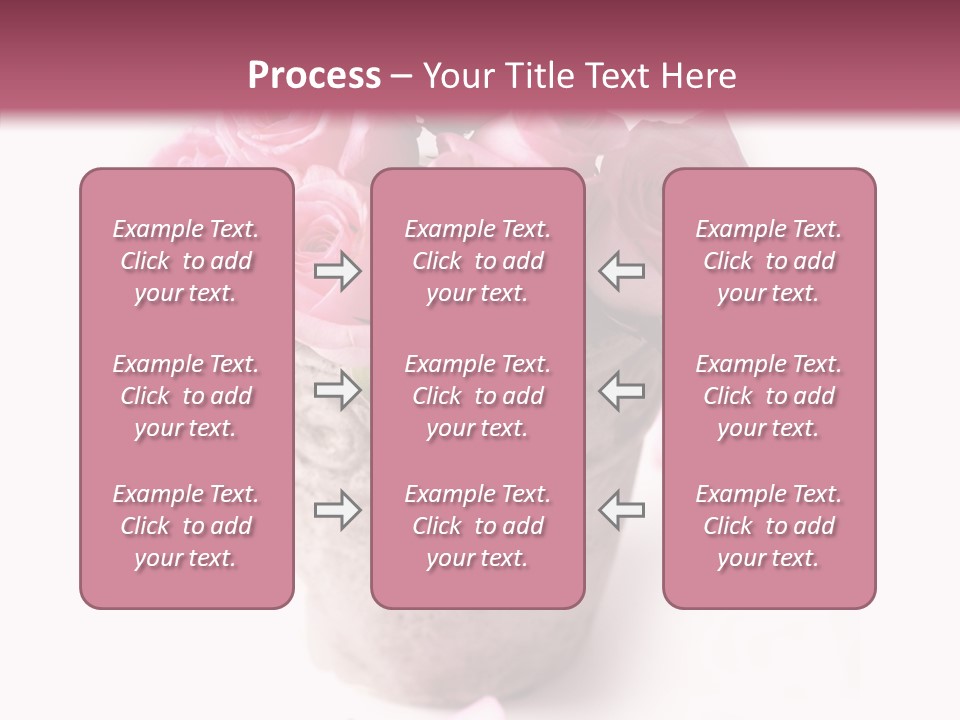 Plant Pink Blossom PowerPoint Template
