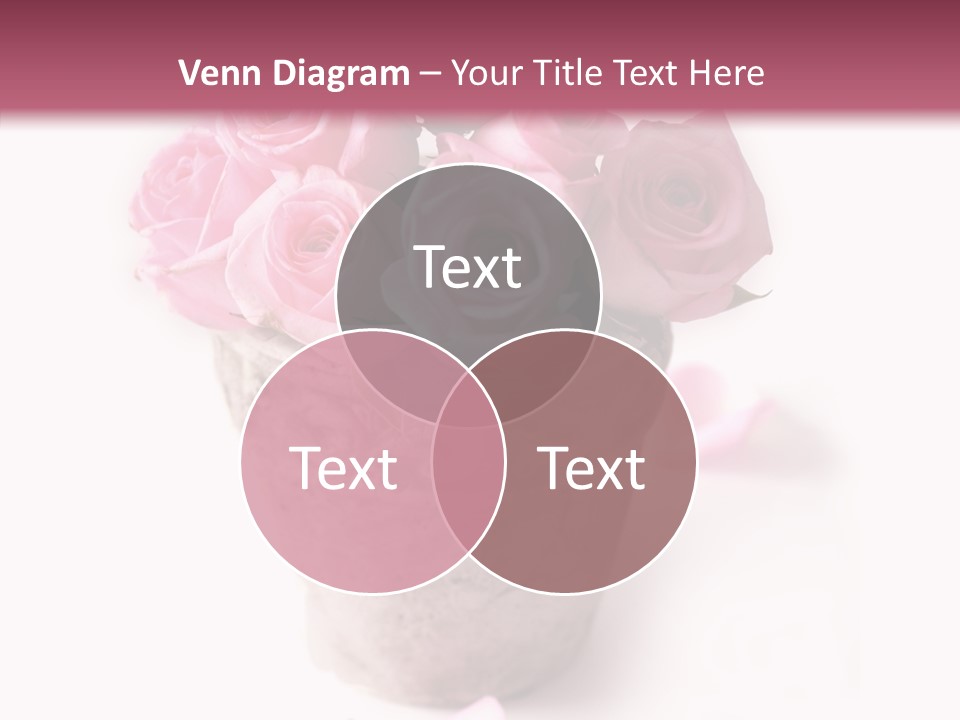 Plant Pink Blossom PowerPoint Template
